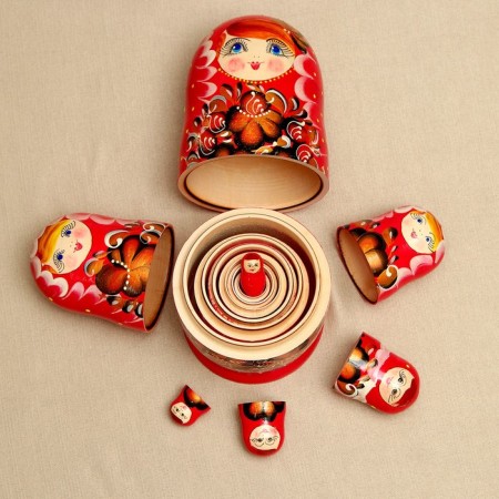 Матрёшка, 7 в 1, МИКС-2