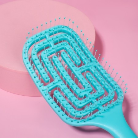 The comb is massage, wide, ventilated, 8 × 24.5 cm, color mix-2