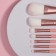A set of makeup brushes "Makeup", 7 items, in a tube, pink color