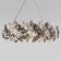Suspended Bogate’s Rubis 371, G9, 16x40W, 800x800 mm, gold gold