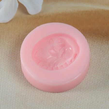 Silicone Mold No. 132 "Lady" 30x25mm-1