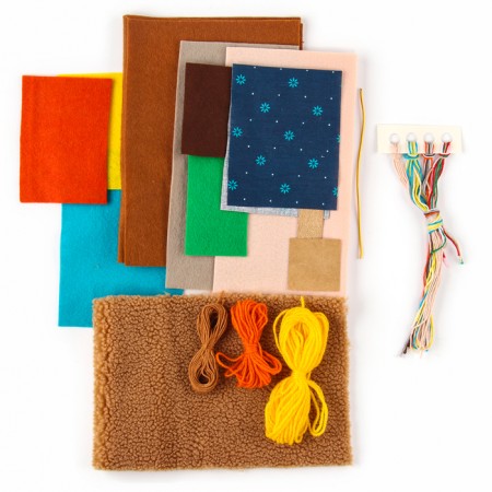 A set of manufacturing a textile toy "Emelya", height - 21 cm-1