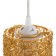 Lamp Bayerlux "Scandy" E27 40W gold 10x10x32-150 cm