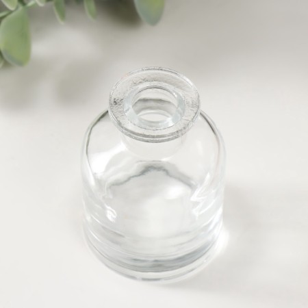 Diffuser for essential oils "bottle" 50 ml transparent 4.8x4.8x7 cm-3
