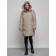 Coat insulated winter female, size 50, beige color