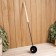Metal bucket with a wooden handle, 0, 25 liters