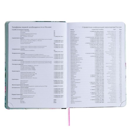 Leduced Diary A5, 160 sheets, Devente.elizabeth, firm artificial leather cover with foam rubber, color slice, a, block 70 g/m2, blue-4