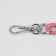 A chain for a bag, with carbines, plastic, 23 × 17 mm, 30 cm, dusty rose/silver color
