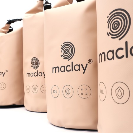 Hermomemosok tourist Maclay 40l, 500D, Orange color-16