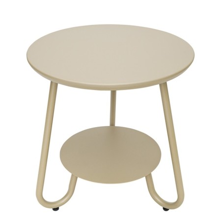 STIIAN coffee table, 500 × 500 × 550 mm, beige color-1