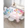 Tables on the table "Colored butterflies", rectangular, Saten, size 120x145 cm