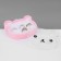Organizer for jewelry "Casket Bear" 8 seats, plastic, 10.5 × 10 × 3 cm, pink color