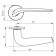 Separate handle Twin URS MWSC-33, Italian tie