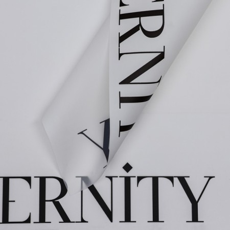 Film for flowers matte, "steady eternity", 57x57cm, white, 65 μm