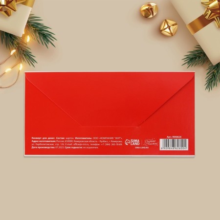 The envelope for the money "Wonderful New Year", font, 16.5 x 8 cm, New Year-3