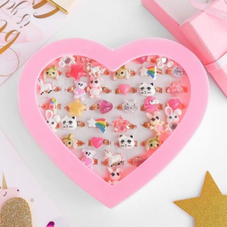 Children's ring "Chosenka" cute characters, a mix form, color, dimensionless-1