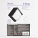 Street Feron DH108, IP54, LED, 12 W, 160x100x160 mm, black color is