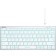 Keyboard A4Tech FSTYLER FX61 White USB Slim Led (FX61 White)