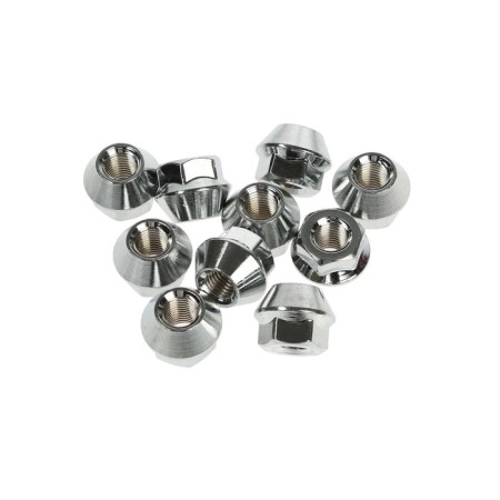 Nut m10x1.25 18, hex17, cone, open, ch, h-1018-6