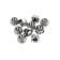 Nut m10x1.25 18, hex17, cone, open, ch, h-1018