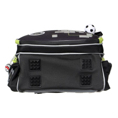 Frame backpack 36 x 29 x 17 cm, Across 192, filling: bag, gray/green ACR22-192-5-7