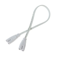 Connective wire for lamps, connector l/n, 30 cm, white