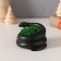 Souvenir mini "snake" twisted with moss 4*7*4 cm black (moss is green stabil)