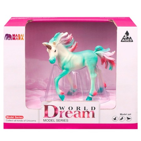 Figure "World of Fantasy: Green Foal-Snowthrough with a Color mane"-3