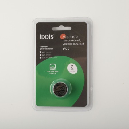IDDIS 996P22S2SM, internal thread, D = 22 mm, ABS plastic, chrome-7