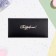 Money envelope "Congratulations!" gold in black, embossing, 16.5 x 8 cm