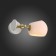 Sconces st. SL434.501.01. Calmare. 1x40 W, E14, 32.2x15 cm, white color