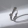 The ring "exclamation mark", the color is silver, dimensionless