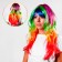 Carnival wig "Color", 120 g