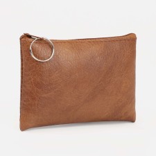 Women's wallet with lightning, the color is light brown