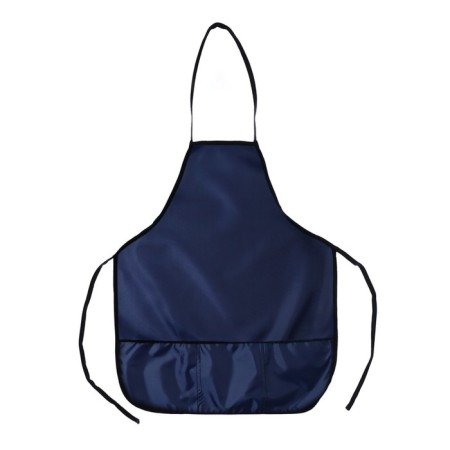 Apron for labor + sleevens, 550 x 440/250 x 160 mm, size M (height 122-158), calligrata dark blue-2