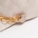 Women's baseball cap with chain is beige color, size 56-58