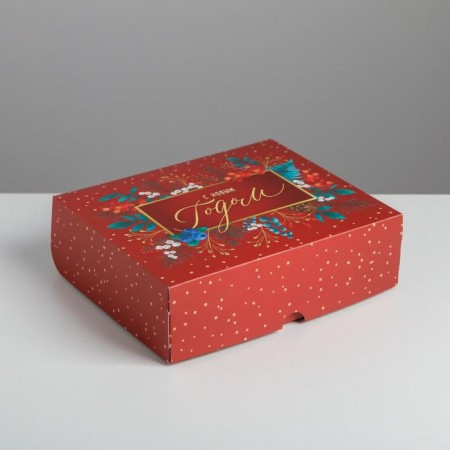 Packaging for confectionery "New Year", 20 x 17 x 6 cm, New Year