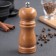 Mill for Dolyan's spices, 13.5 × 4.5 cm, metallic mechanism, color light wood