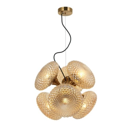 Hungry chandelier Roxie 6xg9 LED 5W, size 36.5x36.5x40-150 cm, bronze color