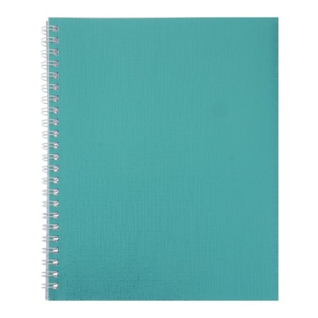 A notebook of 96 sheets in a cage on the crest "Mint. Metallic", a boumvinyl cover, an offset unit