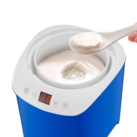 Yogurtnitsa KitFort KT-4090-3, 20 watts, 1 l, 5 programs, cord 0.8 m, white-blue-2