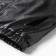 Bombber (jacket) Women's minku: Eco leather Black color, river 48