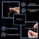 Bilateral self -adhesive holders of the tundra, 33.5x9.15 mm, transparent, 12 pcs.