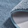 Bathroom soft rug, 50x80 cm, blue color