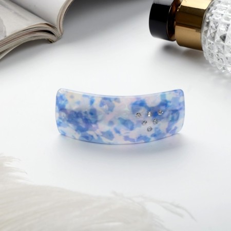 Halfish hair clip "Eclipse" 6 cm, mix