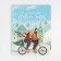 Laminated vertical “Happiness next to you”, l 31 x 40 x 11.5 cm, New Year