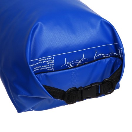 Yugana Germushka, PVC, waterproof 40 liters, two belts, blue-9