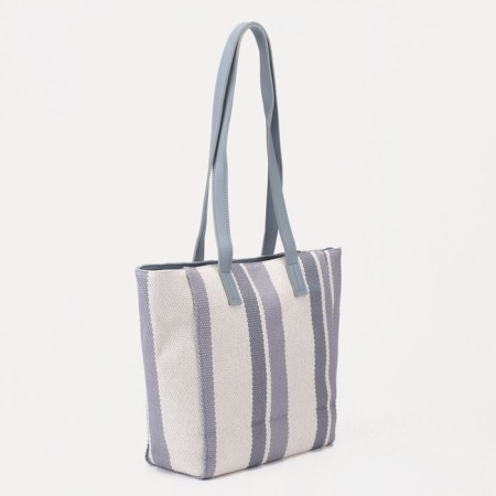 Zipper bag with lightning, blue/white color-1