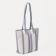 Zipper bag with lightning, blue/white color