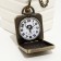Pocket clock "Cube", quartz, d dial-4.6 cm, chain L-38 cm